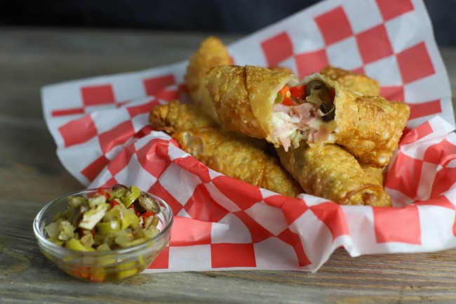 Image of Muffuletta Egg Rolls