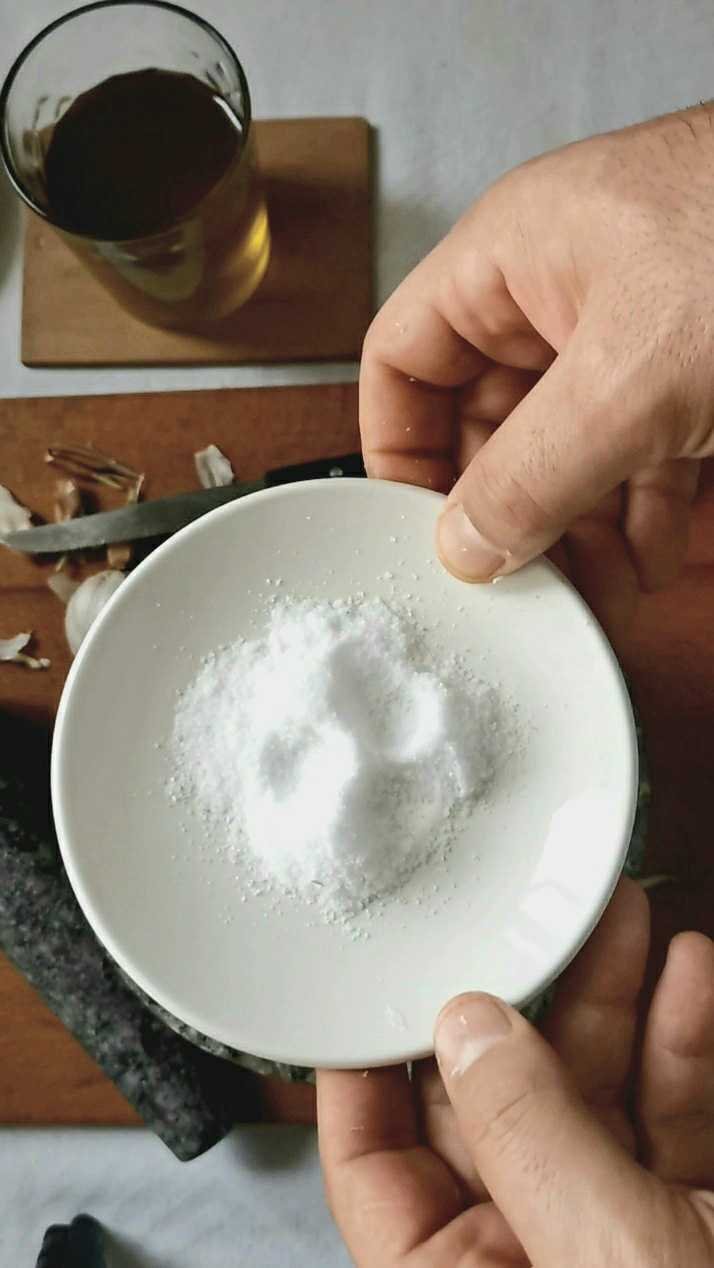 Image of Add a pinch of salt and continue to pound it...