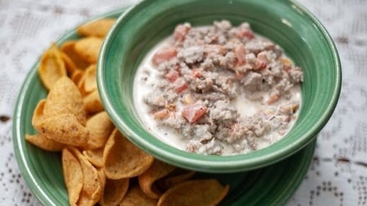 Image of Game Day Cheesy Sausage Dip