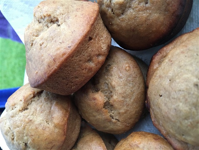 Image of Breakfast Banana Peanut Butter Muffins