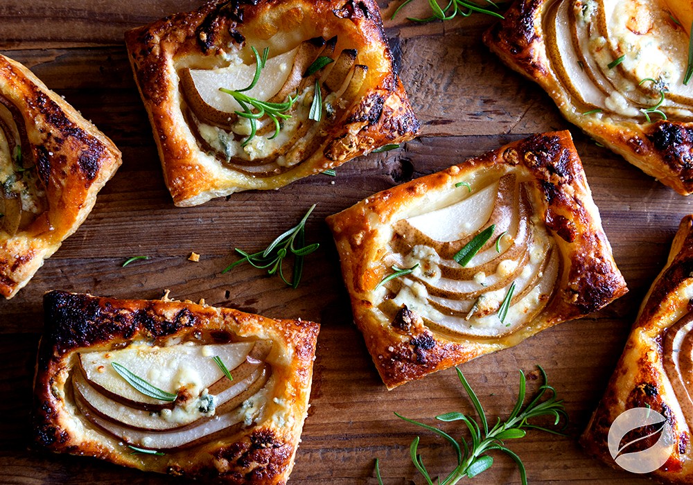 Image of Pear Blue Cheese Pastry Tarts