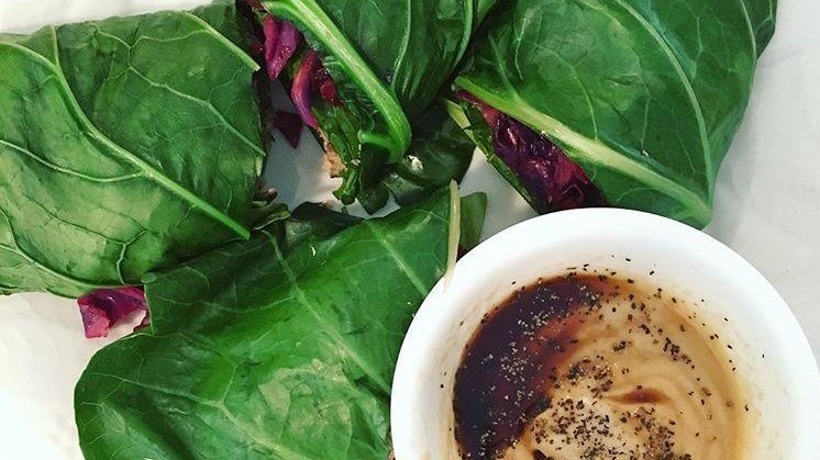 Image of Stop, Wrap and Roll with these Sardine Collard Wraps!