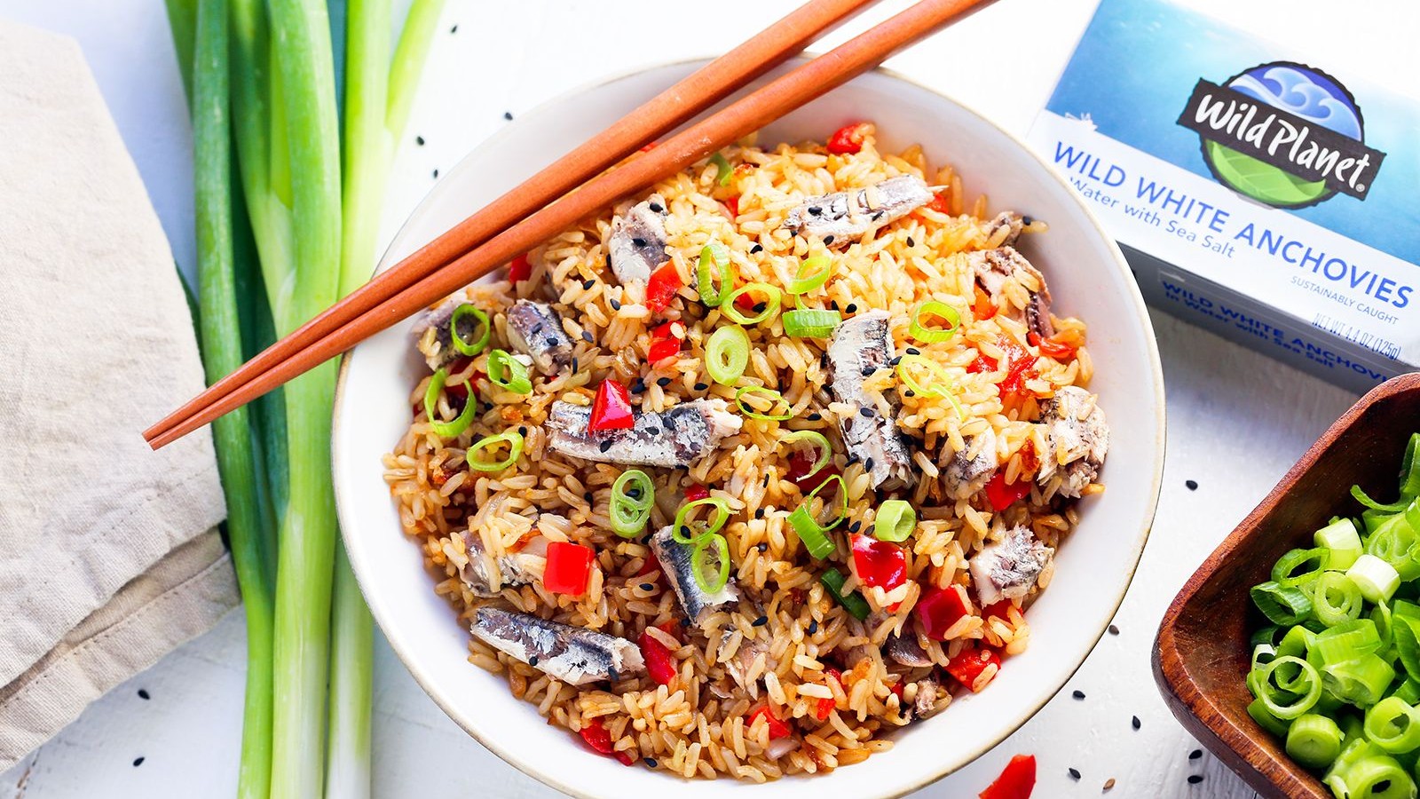 Anchovy Fried Rice | Wild Planet Foods recipe