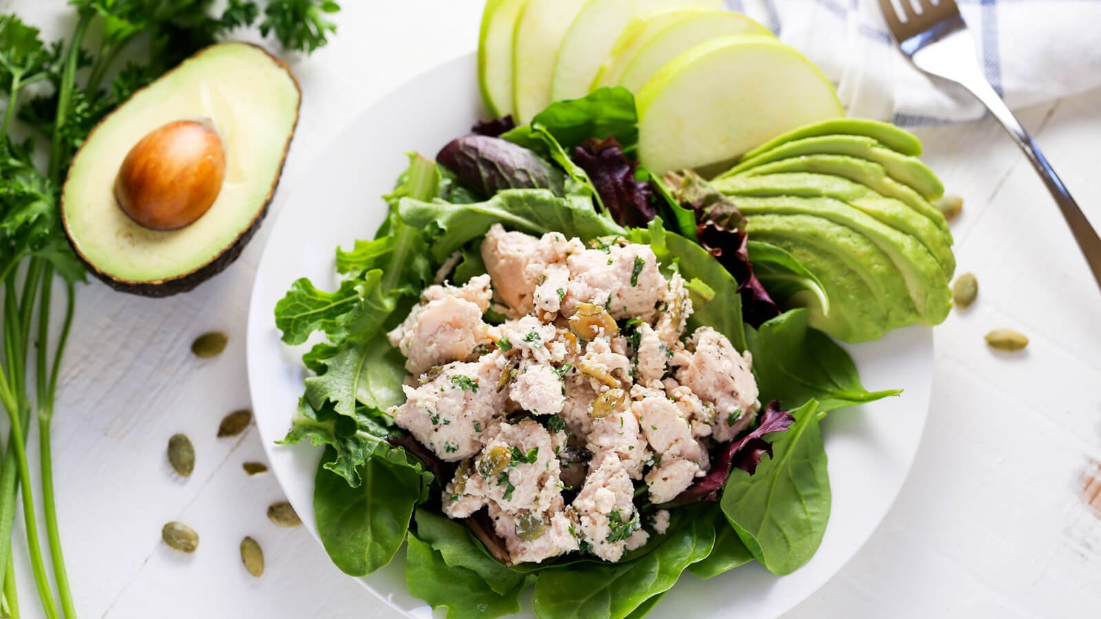 Image of Chicken Salad with Avocado and Apples