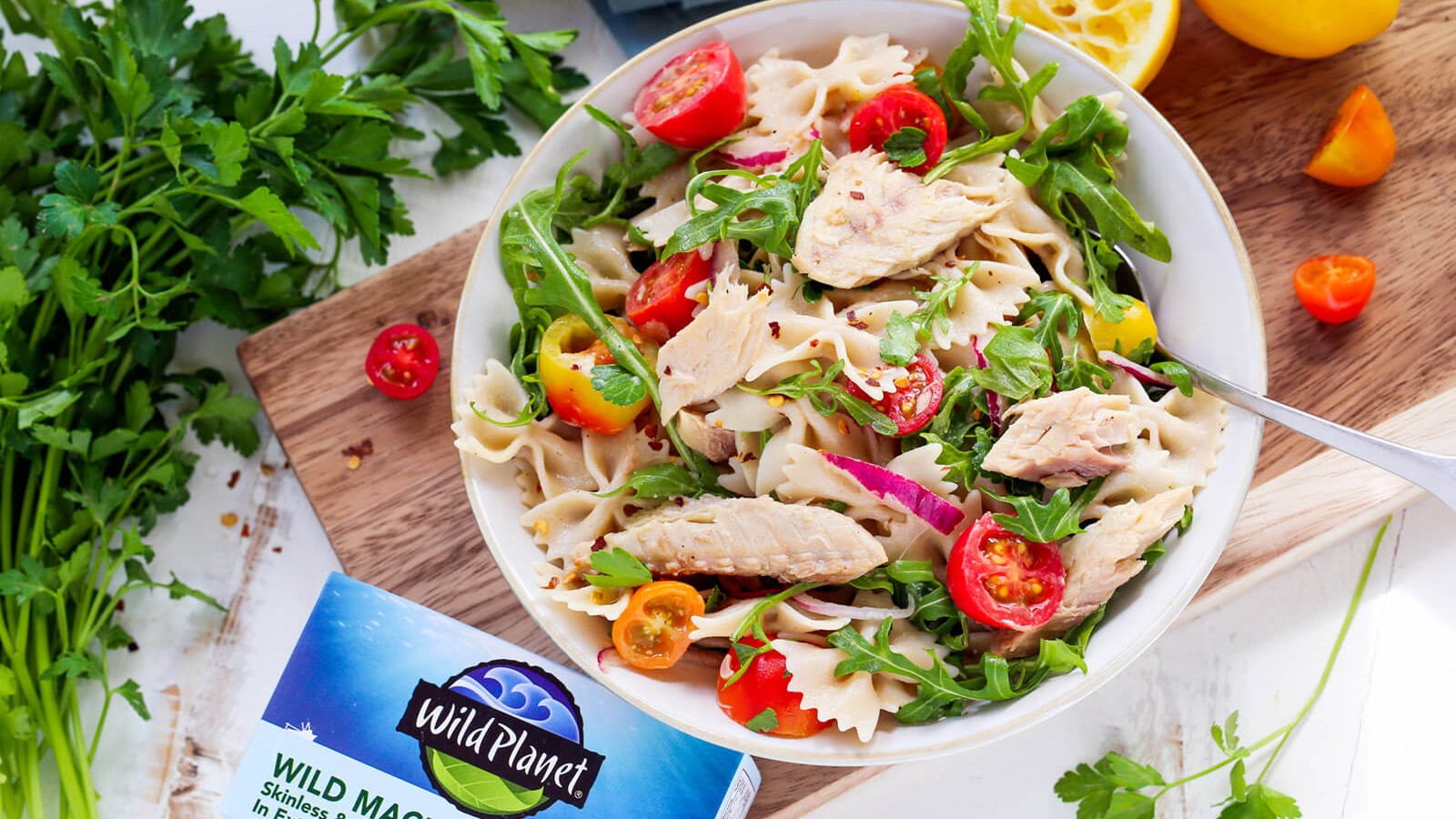Mackerel Pasta Salad | Wild Planet Foods recipe