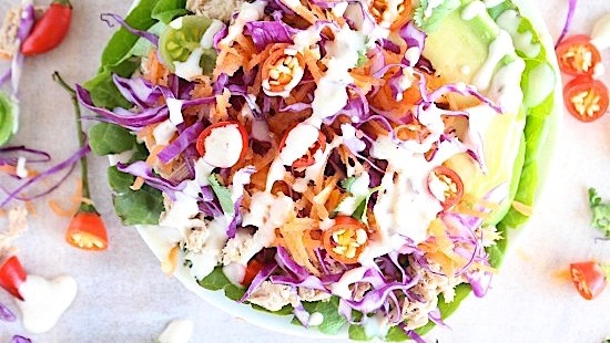 Paleo Spicy Tuna, Tahini and Lime Salad Lettuce Cups | Wild Planet recipe –