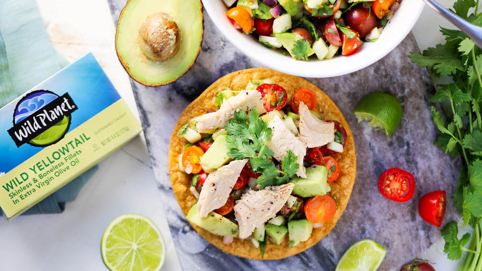 Image of Yellowtail Ceviche-Style Tostadas