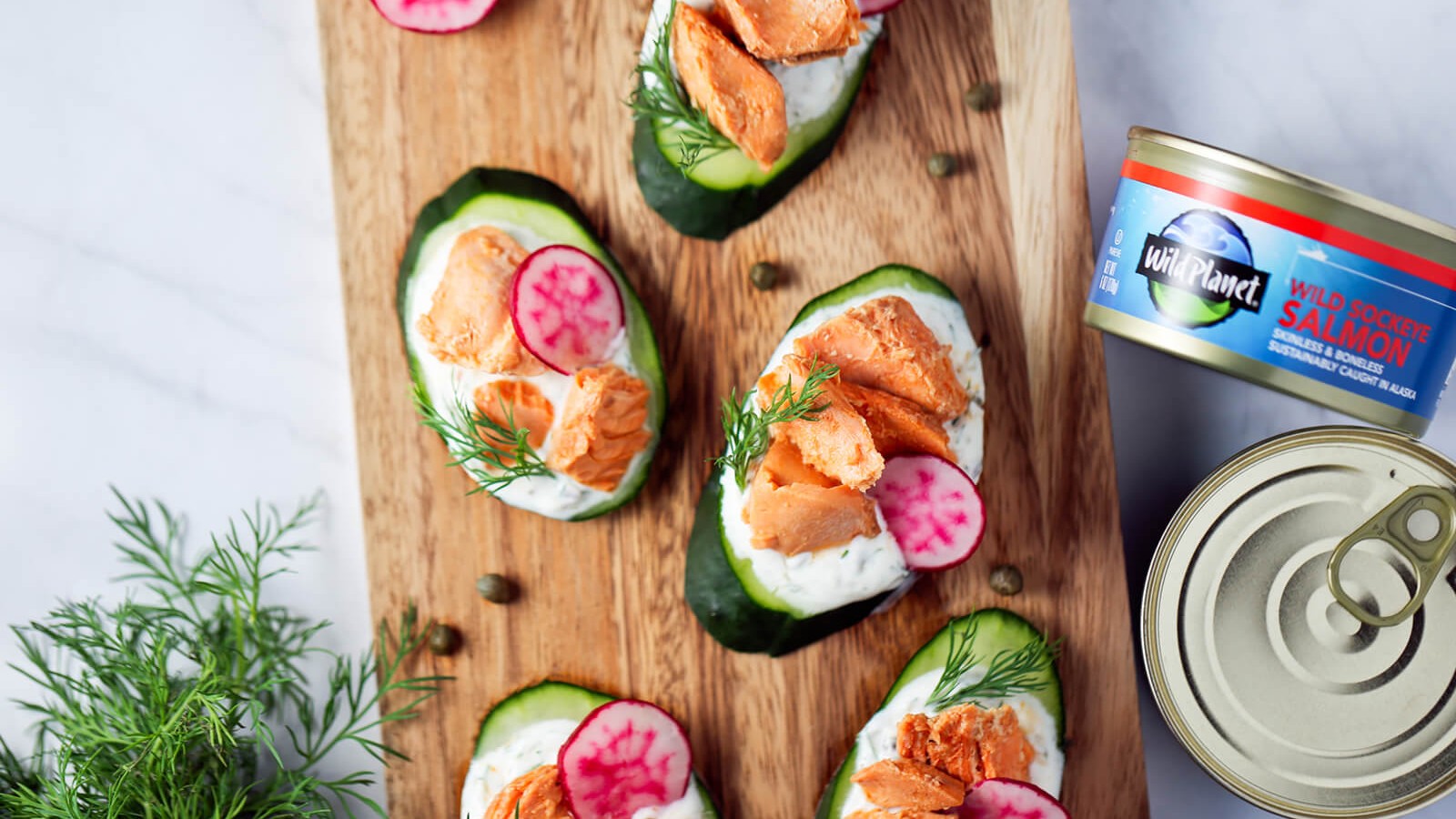 Image of Salmon Cucumber Bites