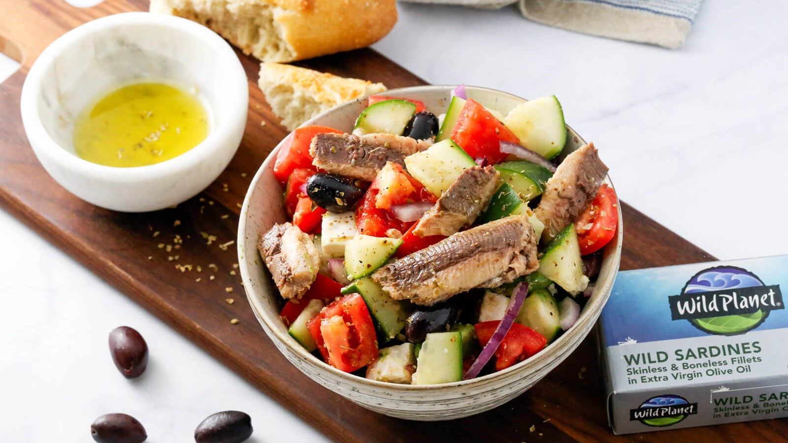 Image of Sardine Greek Salad