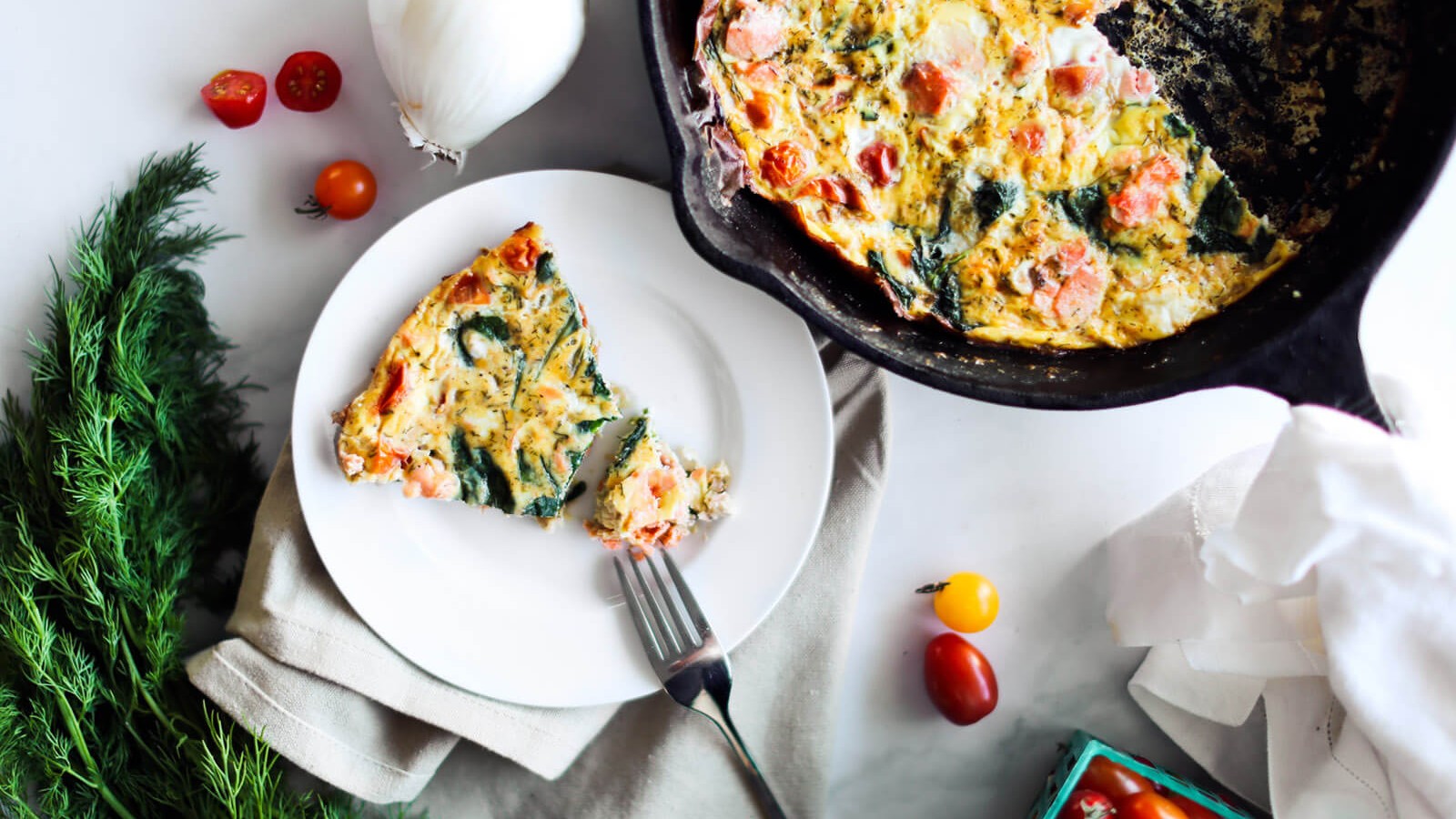 Image of Salmon and Veggie Frittata