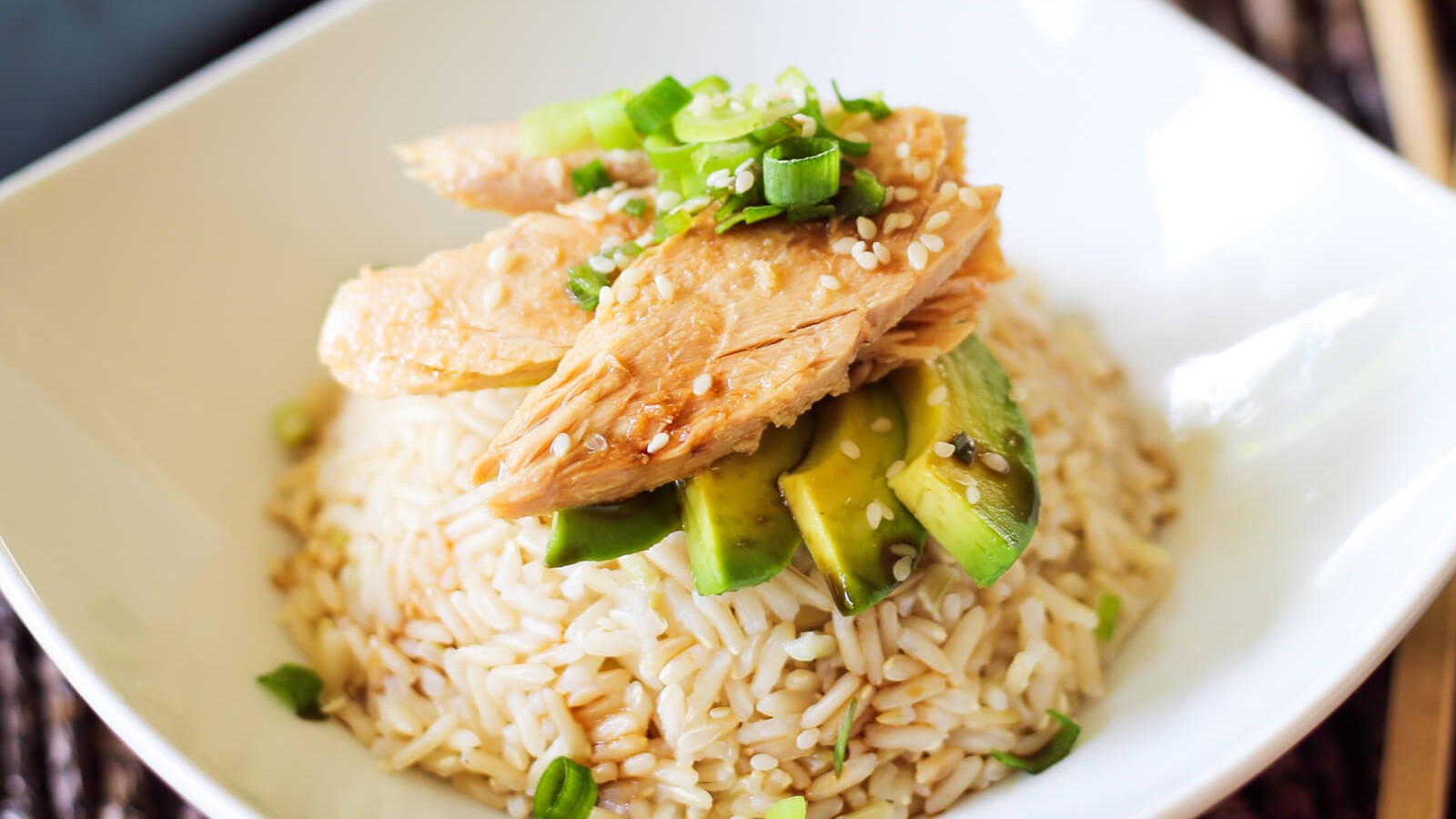 Yellowtail Brown Rice Bowl | Wild Planet Foods recipe