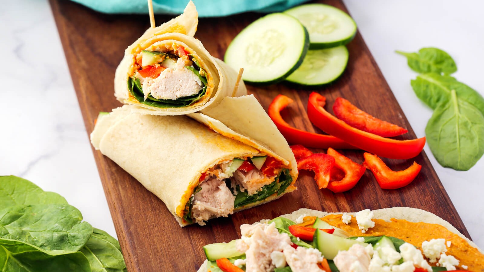 Wild Planet Chicken Hummus Wrap recipe