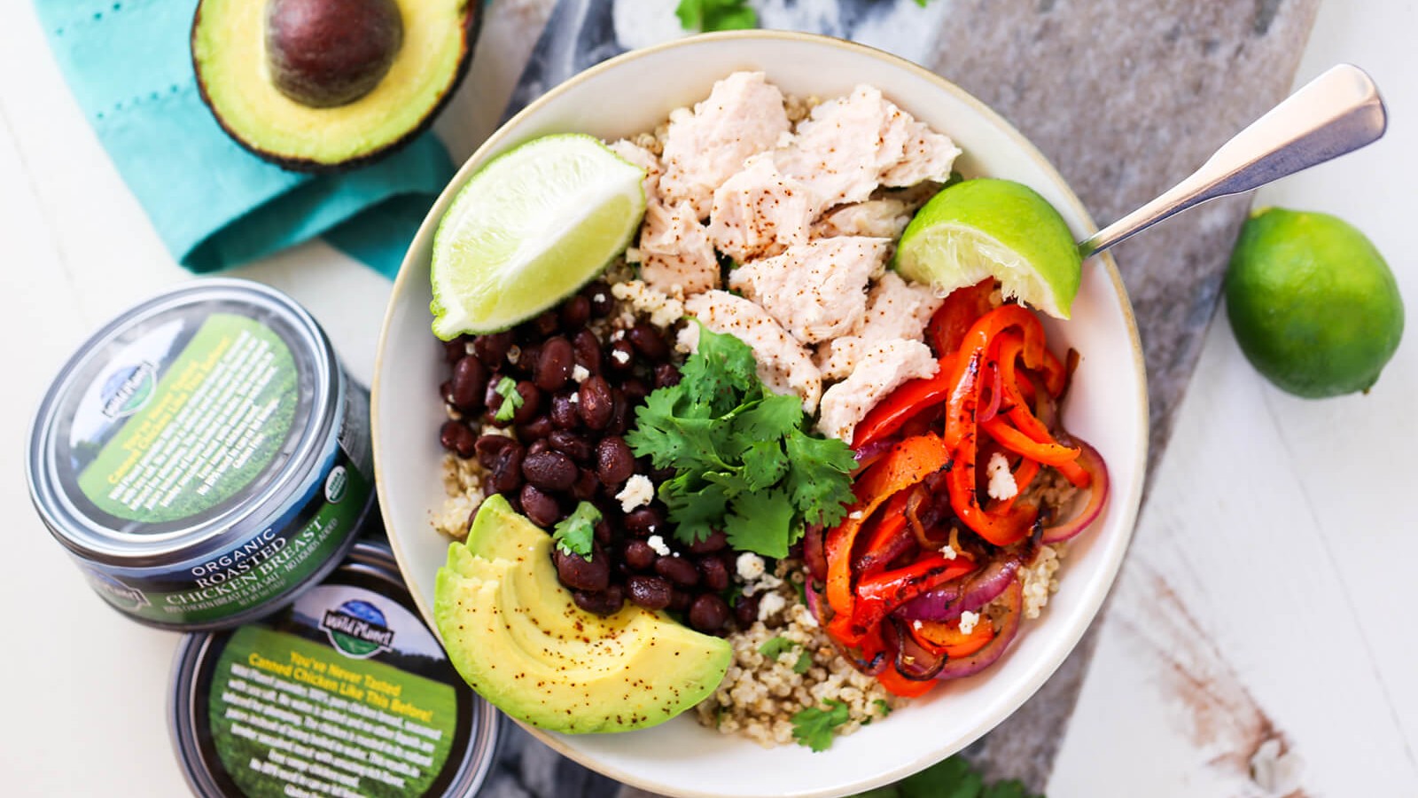 Wild Planet Chicken Burrito Bowl recipe –