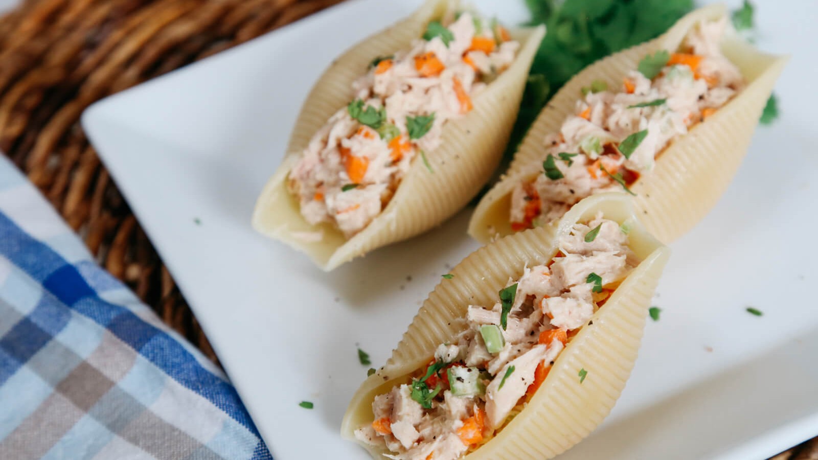 Image of Tuna Salad Stuffed Shells