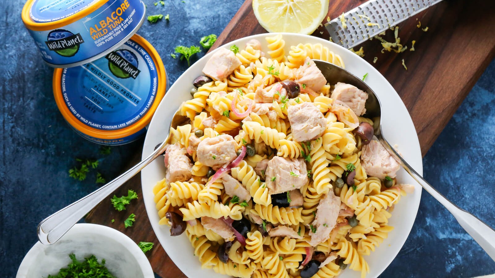 Image of Rotini with Wild Tuna, Lemon and Olives