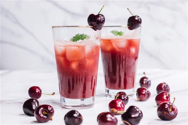 Image of Cherry and Coconut Drink