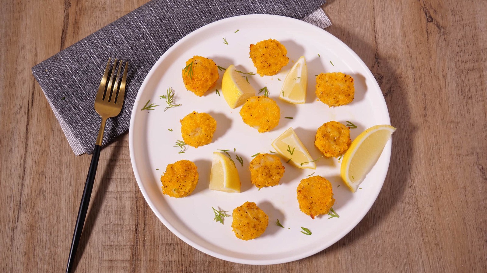 Image of Air Fryer Crispy Scallops