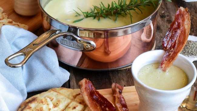 Image of Zimmy’s Nook’s Potato, Leek, Bacon & Rosemary Soup