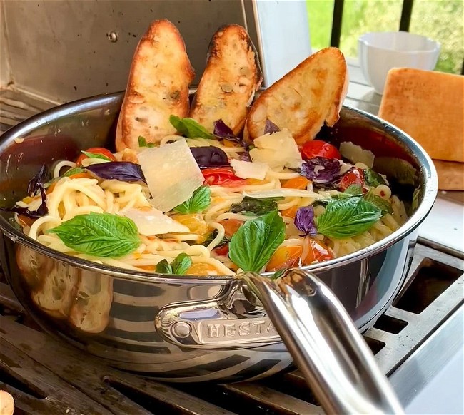 Image of Cherry Tomato-Lemon Spaghetti