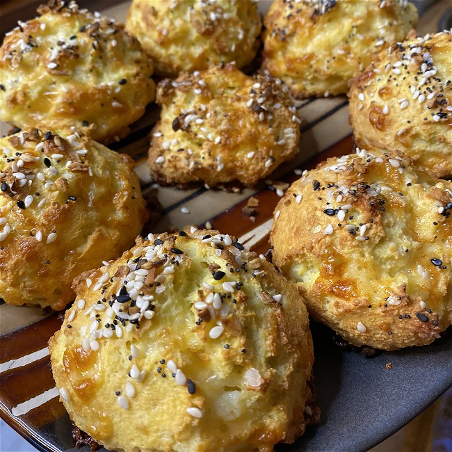 Image of Keto Cheddar Biscuits with Coconut Flour