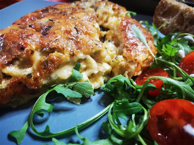 Image of 1 Crustless Quiche 4 Ways - Mushroom & Stilton