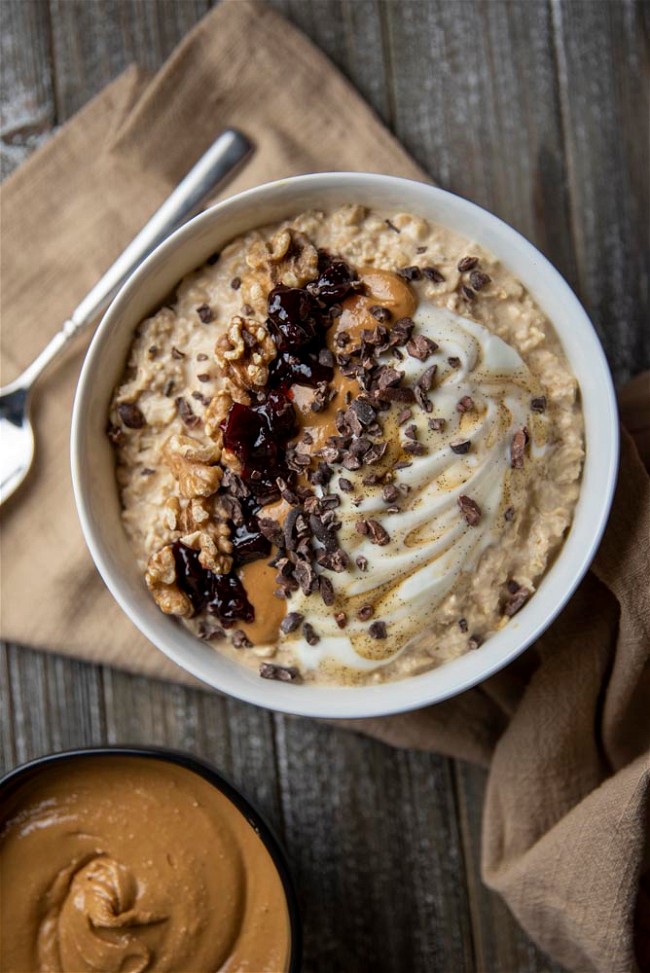 Image of Sweet Overnight Cashew Butter Oatmeal