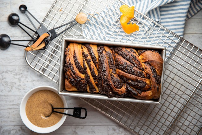 Image of Chocolate Orange Almond Babka