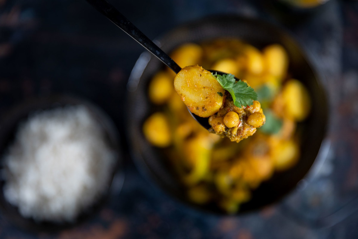 Chana Aloo Achari 