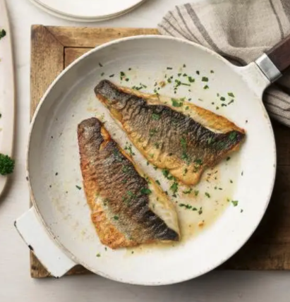 Pan Fried Branzino