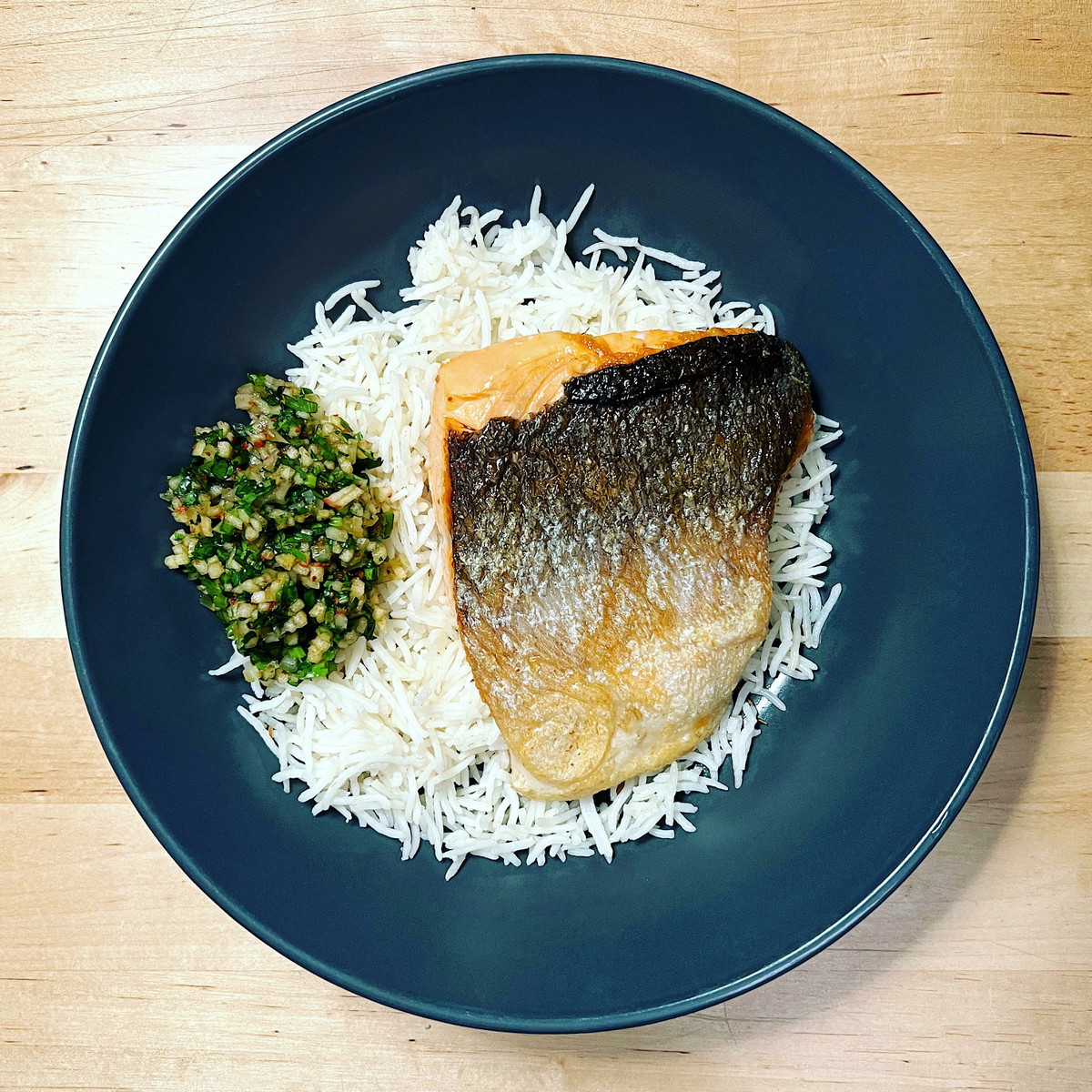 Salmon with Winter Salsa