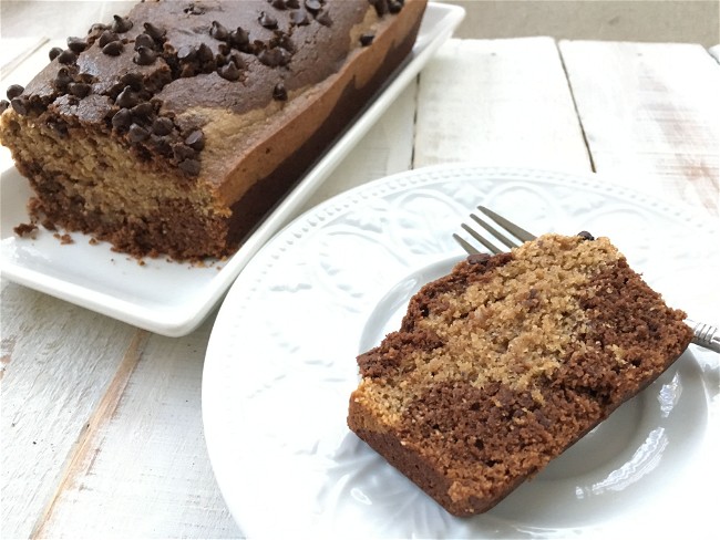 Image of Peanut Butter and Chocolate Banana Bread