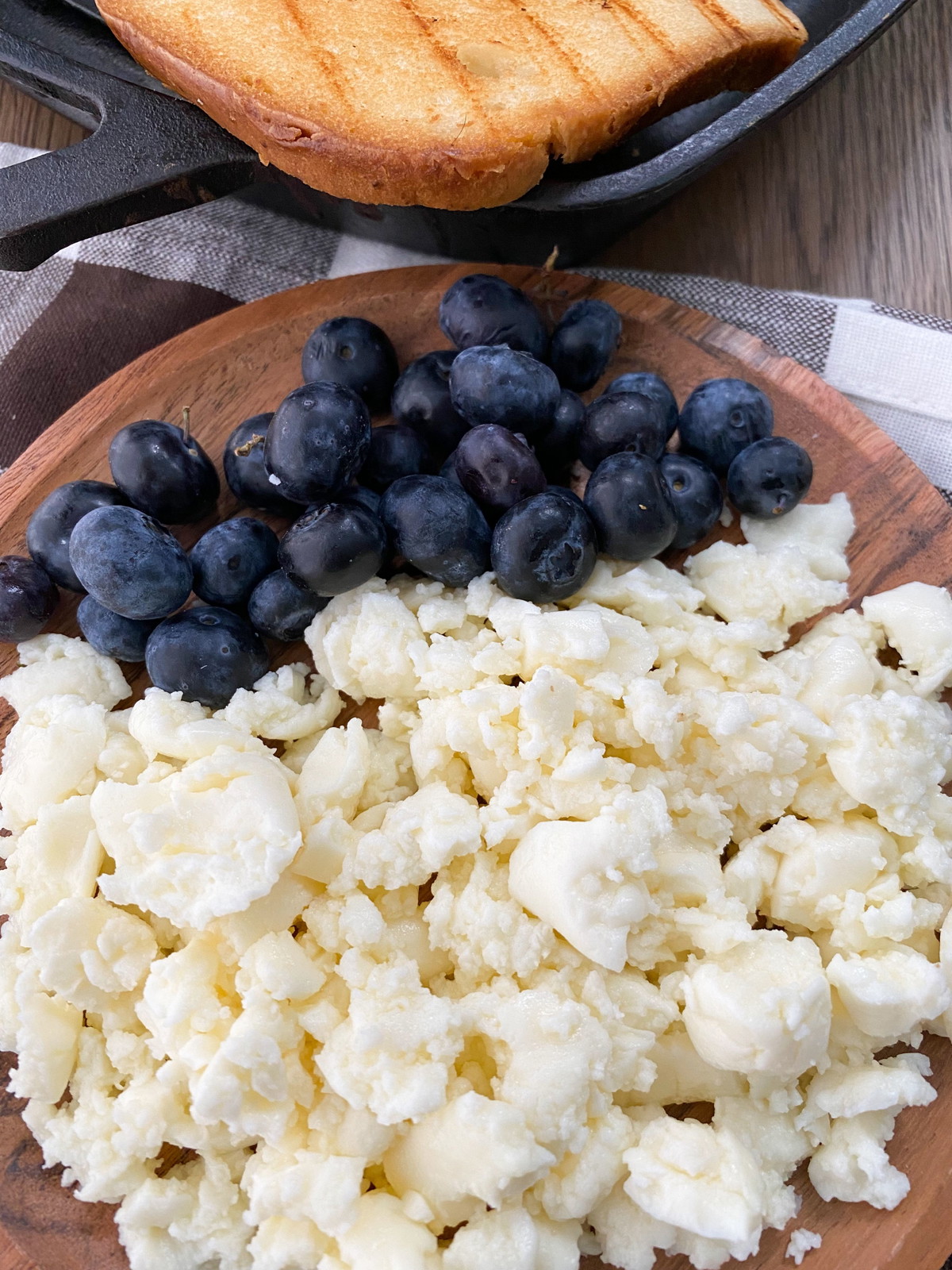 Cheesy Scrambled Egg Whites' Instructions (for Sous Vide Preparation)