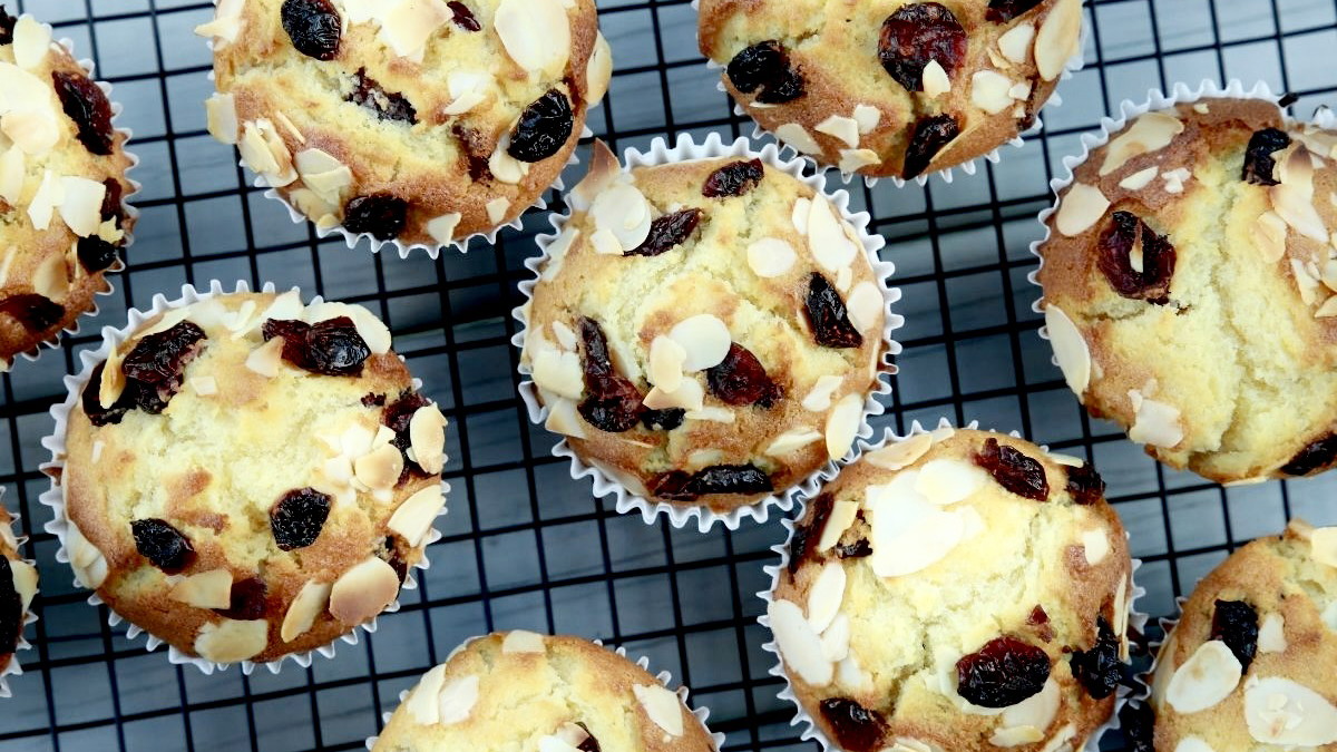 Image of Cranberry Almond Muffins
