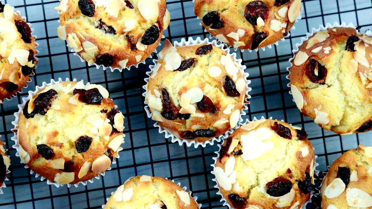 Image of Cranberry Almond Muffins