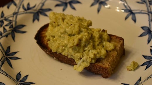 Image of Creamy Scrambled Eggs on Toast