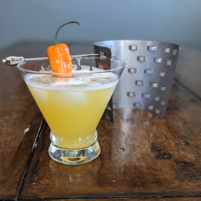 Image of Amazing Spicy Pineapple Mezcal Margarita