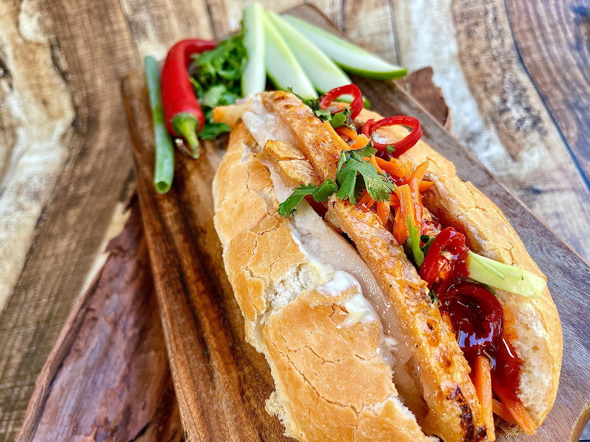 Banh Mi 'Aussie Edition' (Vietnamese sandwich)