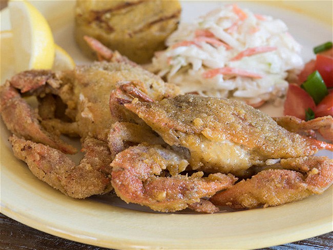 Image of Chef Raul Rodriguez’ Fried Soft Shell Crab Recipe