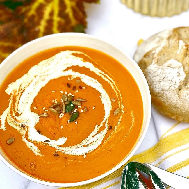 Image of Roasted Butternut Squash & Pepper Soup