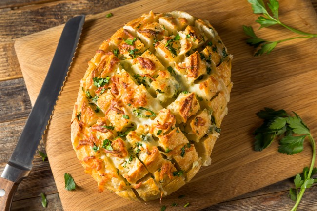 Image of Pull Apart Cheese and Garlic Bread