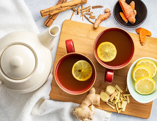 Image of Ginger Turmeric Lemon Tea