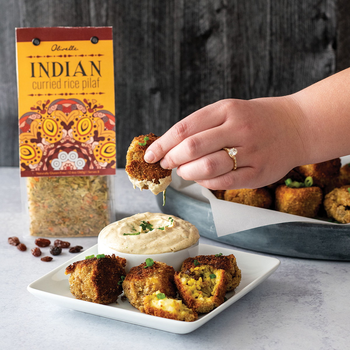 Curried Rice Pilaf Arancini