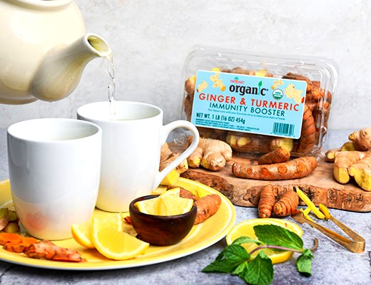 Image of Organic Ginger and Turmeric Immunity Booster Tea 