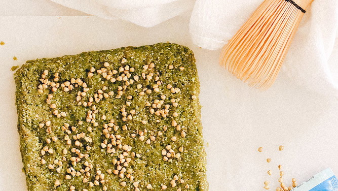 Image of Danielle's No-Bake Matcha Bars