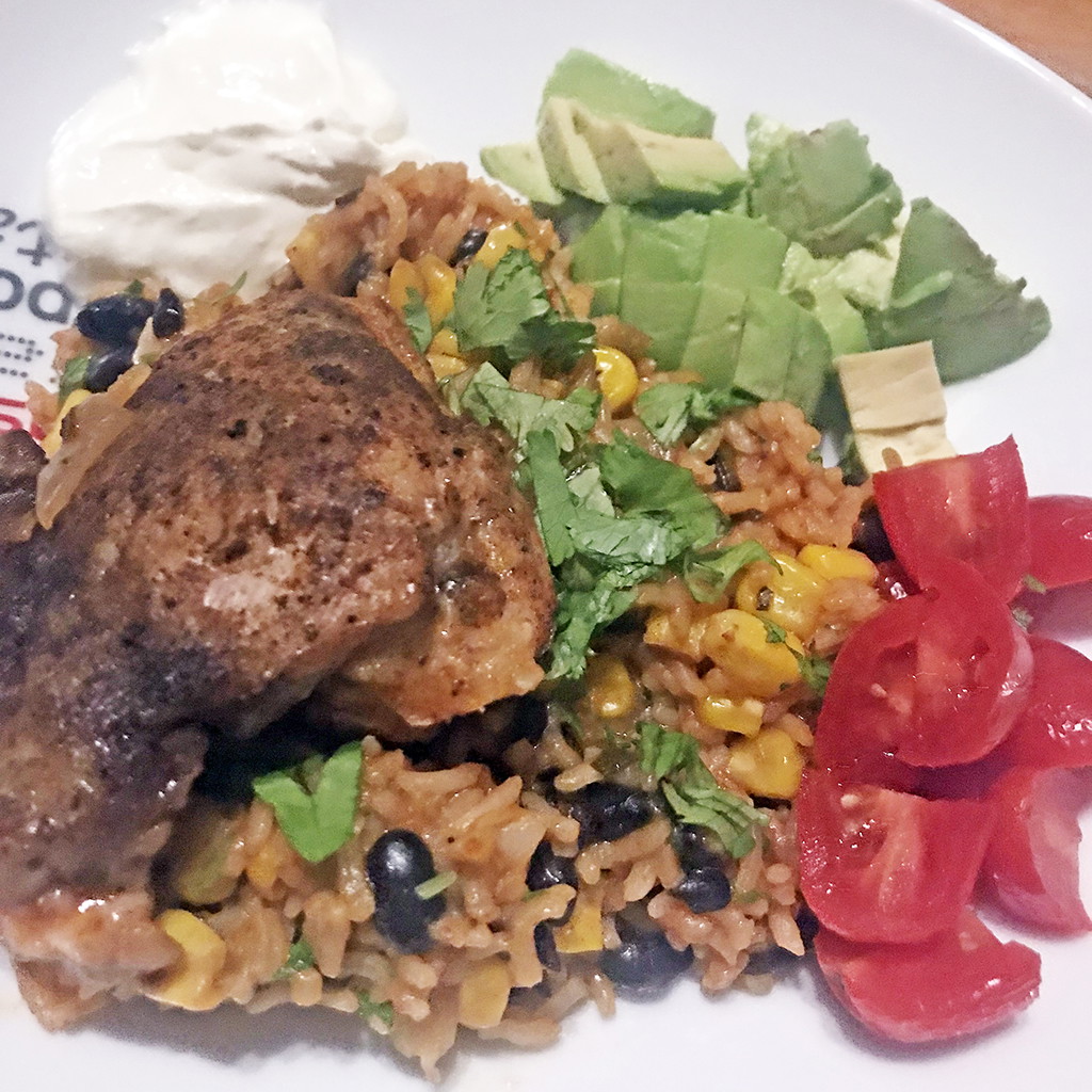 One Pot Mexican Rice and Chicken