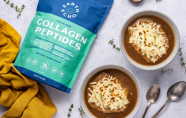Image of Slow Cooker French Onion Collagen Soup