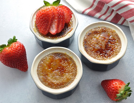 Image of Strawberry Chocolate Crème Brûlée