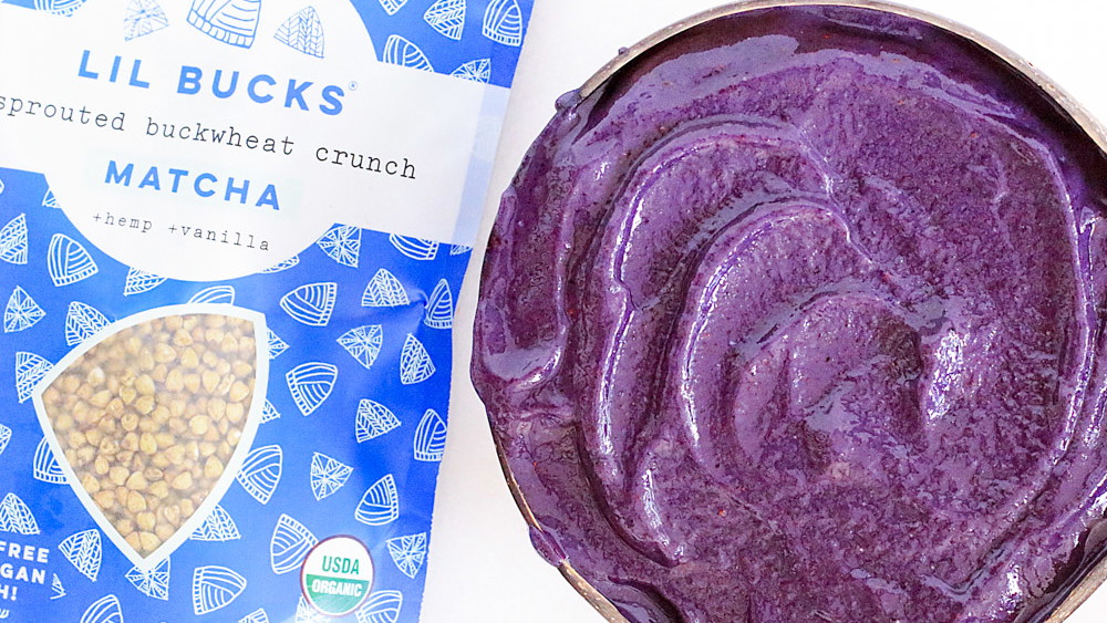 Image of Danielle's Purple Protein Bowl with Lil Bucks