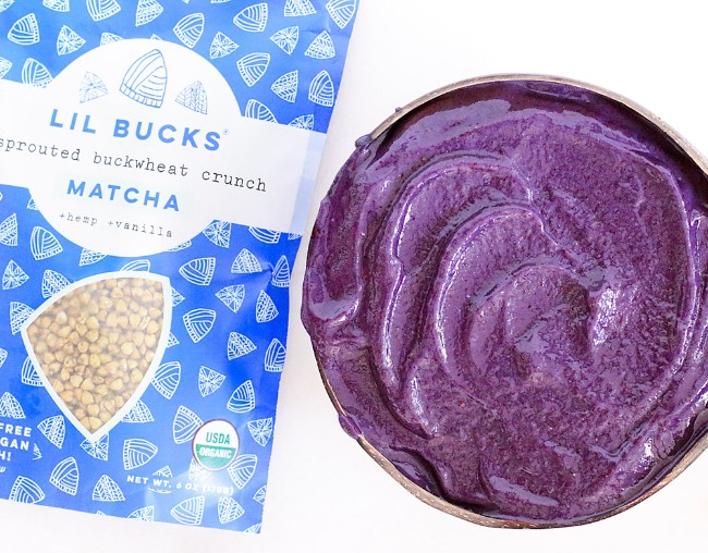 Image of Danielle's Purple Protein Bowl with Lil Bucks