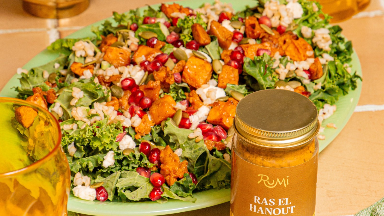 Image of Roasted Sweet Potato Salad with Ras el Hanout Vinaigrette